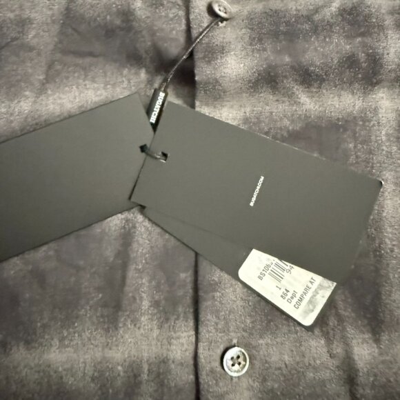 Bugatchi Shaped Fit Long Sleeve Button-Up Shirt – Comfort Stretch – Size XL - Picture 10 of 14